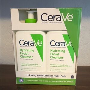 CeraVe Hydrating Facial Cleanser Multi-Pack